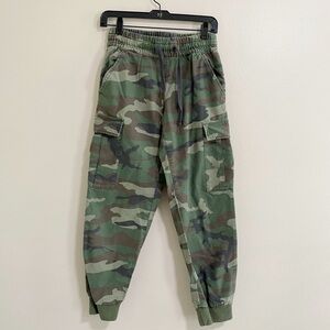 Aritzia Tna Twin Falls Cargo Pocket Cotton Jogger Pants Size X Small